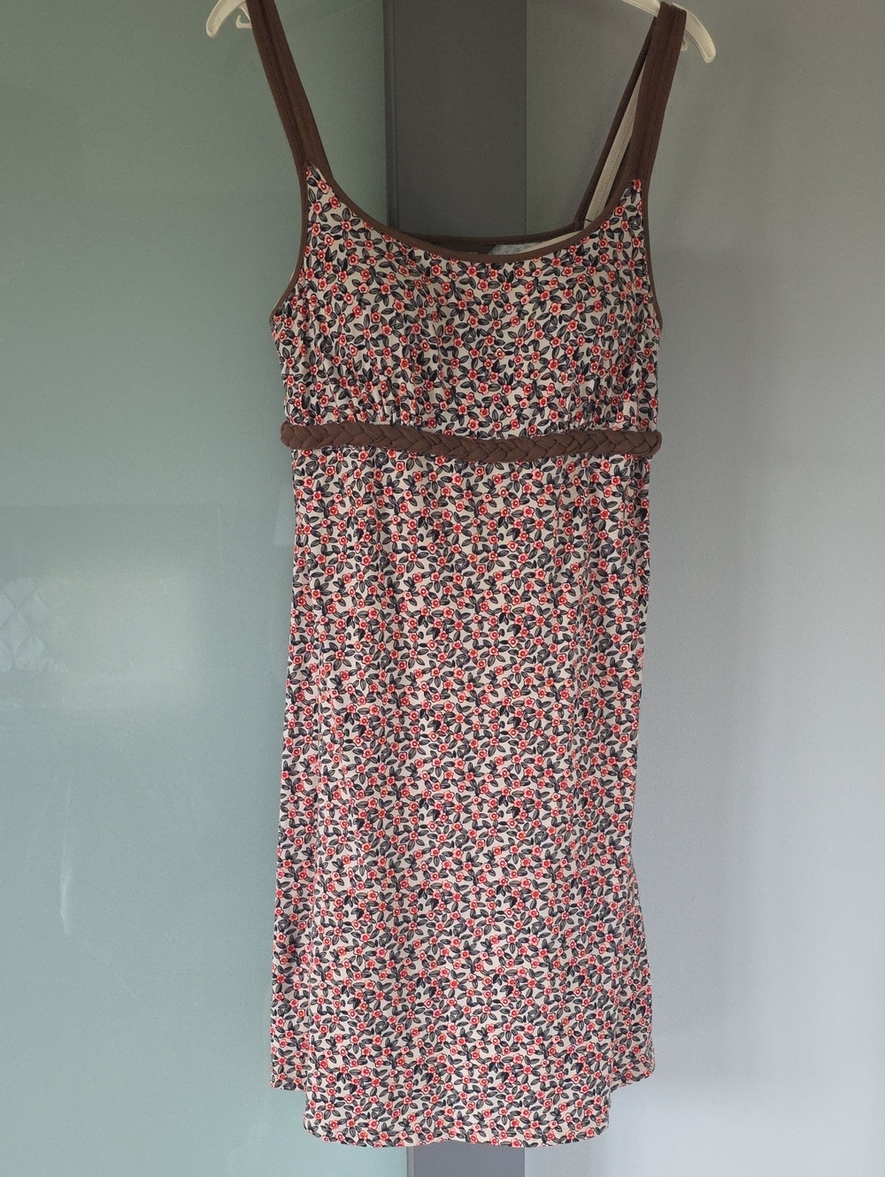 Denver Hayes Size M Floral Sundress With Built In Bra